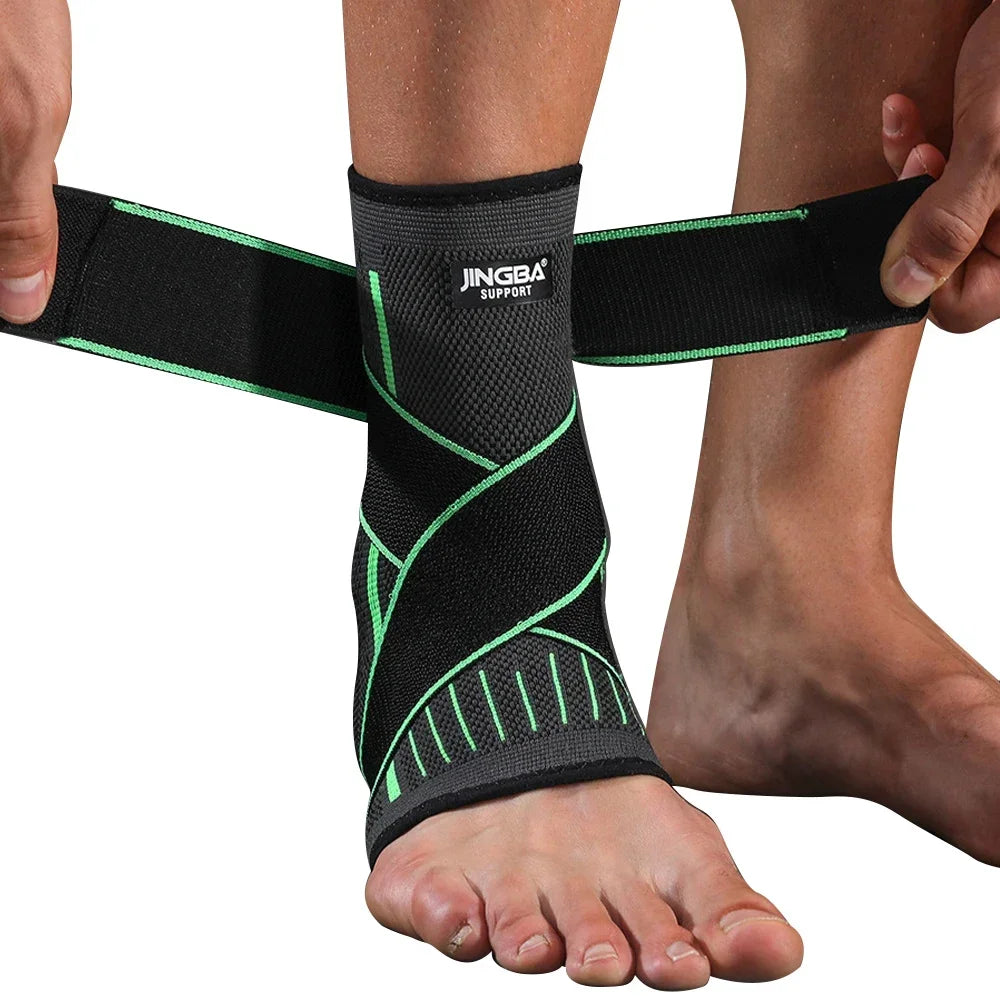 Ankle Brace Compression Sleeve Adjustable Support for Sprained Ankles