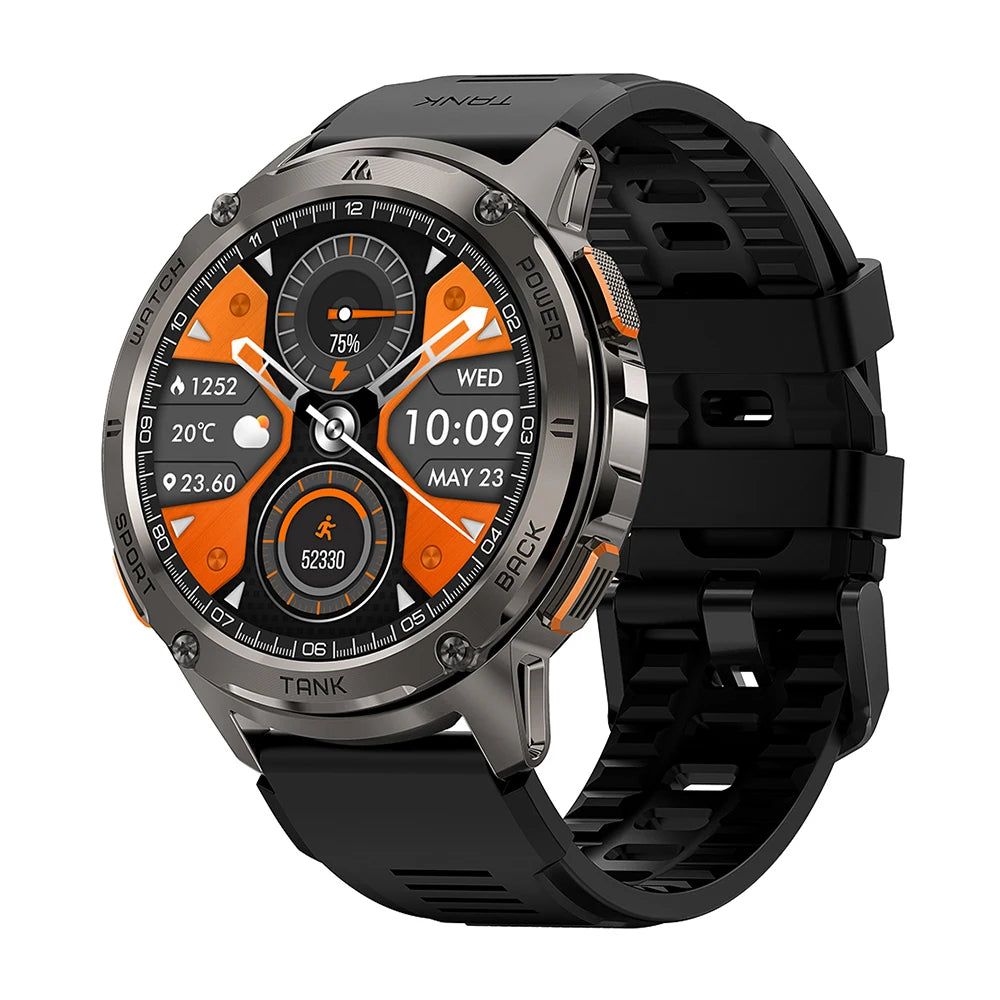 KOSPET Tank T3 Smart Watch Military Style AMOLED Bluetooth