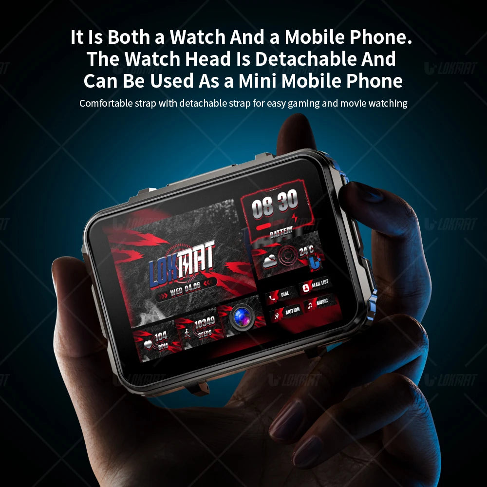 LOKMAT APPLLP 5 MAX Android Smartwatch 4G Wifi Square