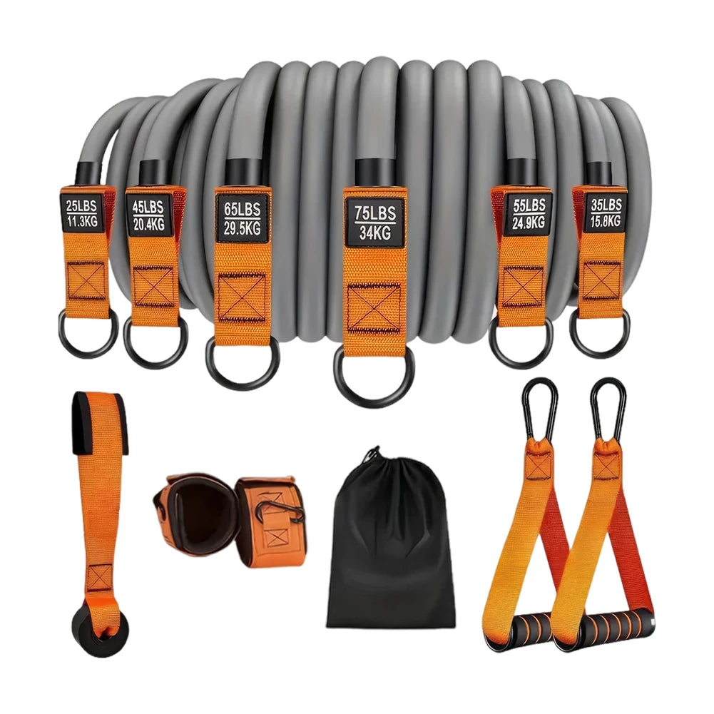 Shunmaii Resistance Bands Set With Handles For Home Fitness
