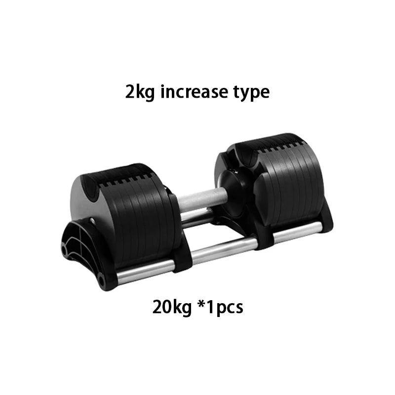 Sanshikj Adjustable Round Dumbbell Set With Incremental Weights