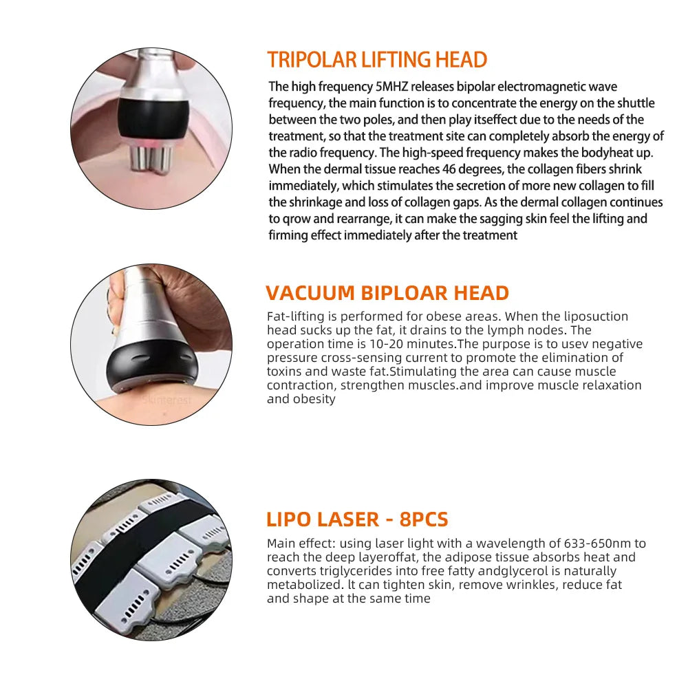 Nourishbelle 9 in 1 40K Cavitation Ultrasonic Body Slimming Machine