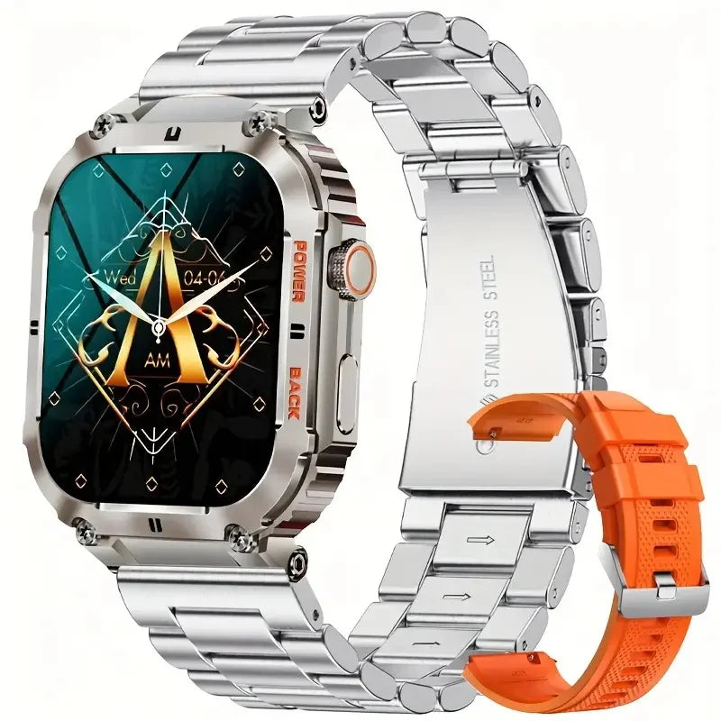 LIGEC Outdoor Fitness Waterproof Smartwatch With Bluetooth Calling
