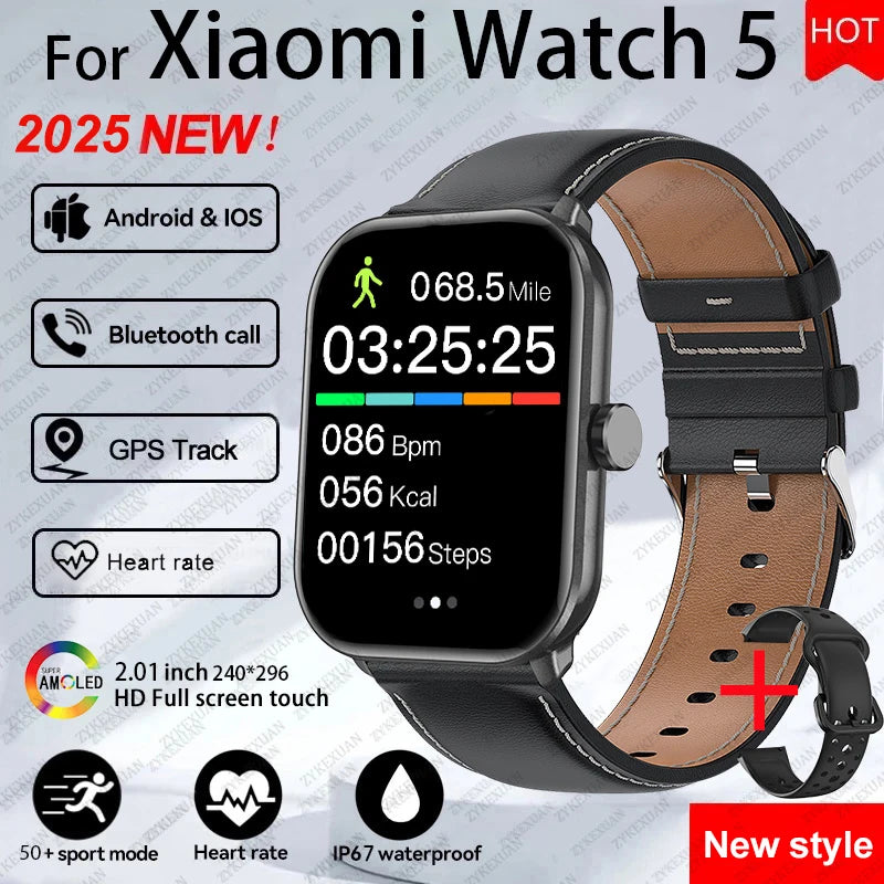 Global Version Watch 5 AMOLED Smartwatch With GPS Heart Rate