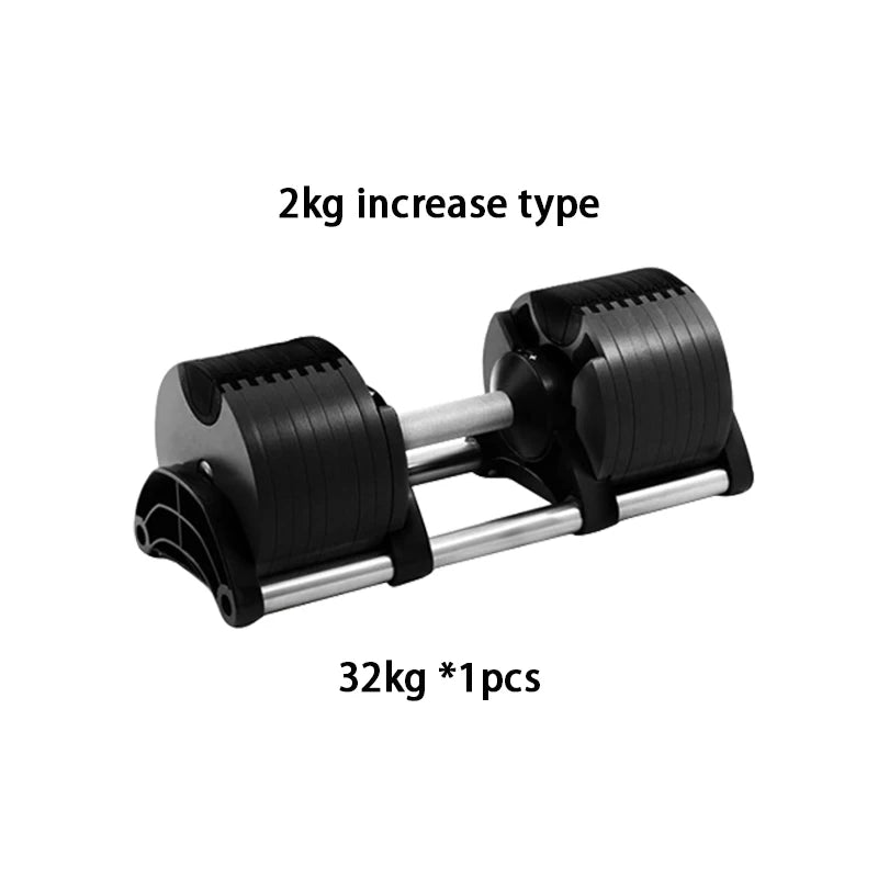 Sanshikj Adjustable Round Dumbbell Set With Incremental Weights