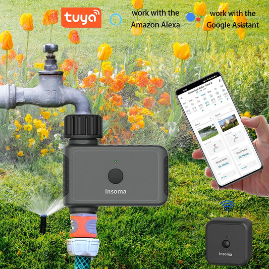 INSOMA WiFi Automatic Sprinkler Timer With Alexa Control