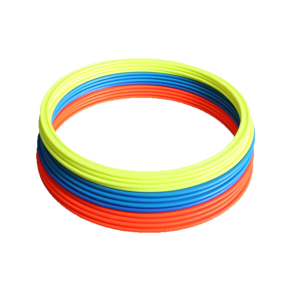 Shunmaii Portable Soccer Agility Rings 5pc Set Training Equipment