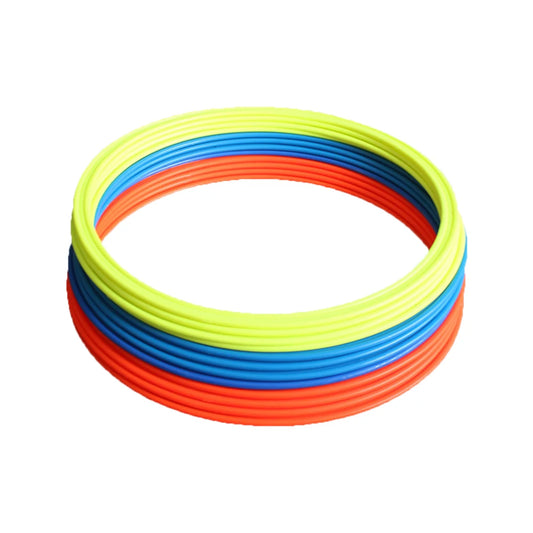 Shunmaii Portable Soccer Agility Rings 5pc Set Training Equipment
