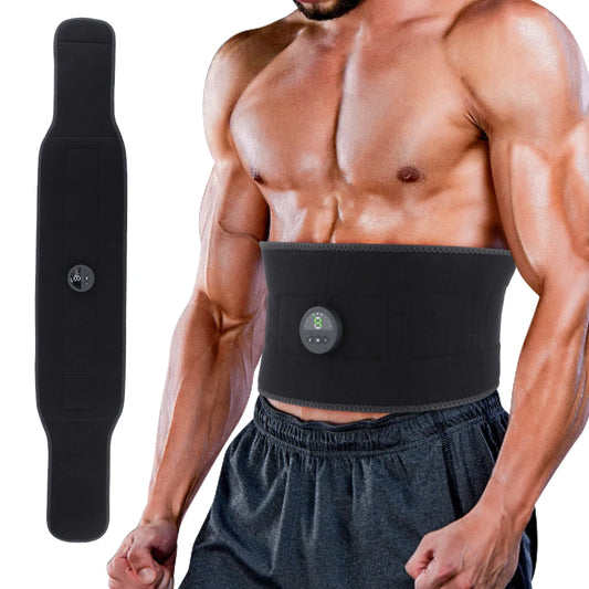 PASTSKY EMS Waist Abdominal Trainer Belt Fat Burn Muscle Stimulator