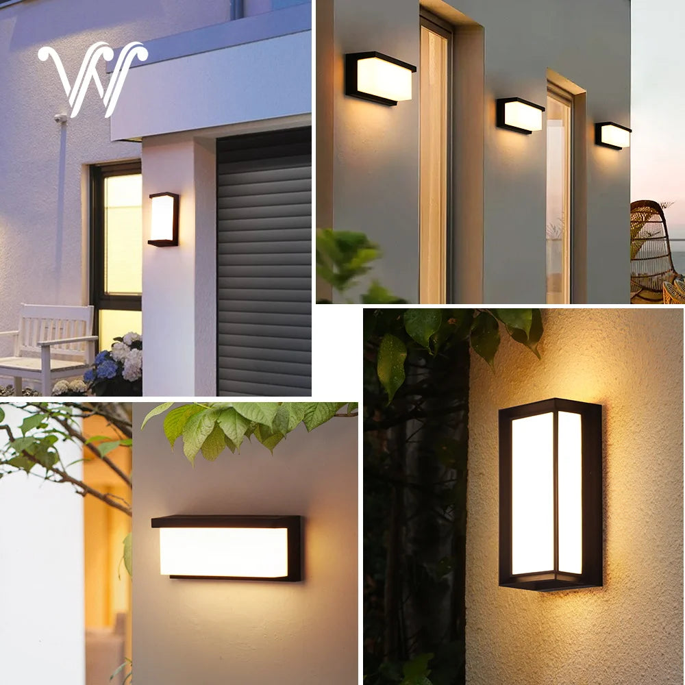 WOMINGSEN IP65 Outdoor LED Wall Lamp 24W Exterior Light