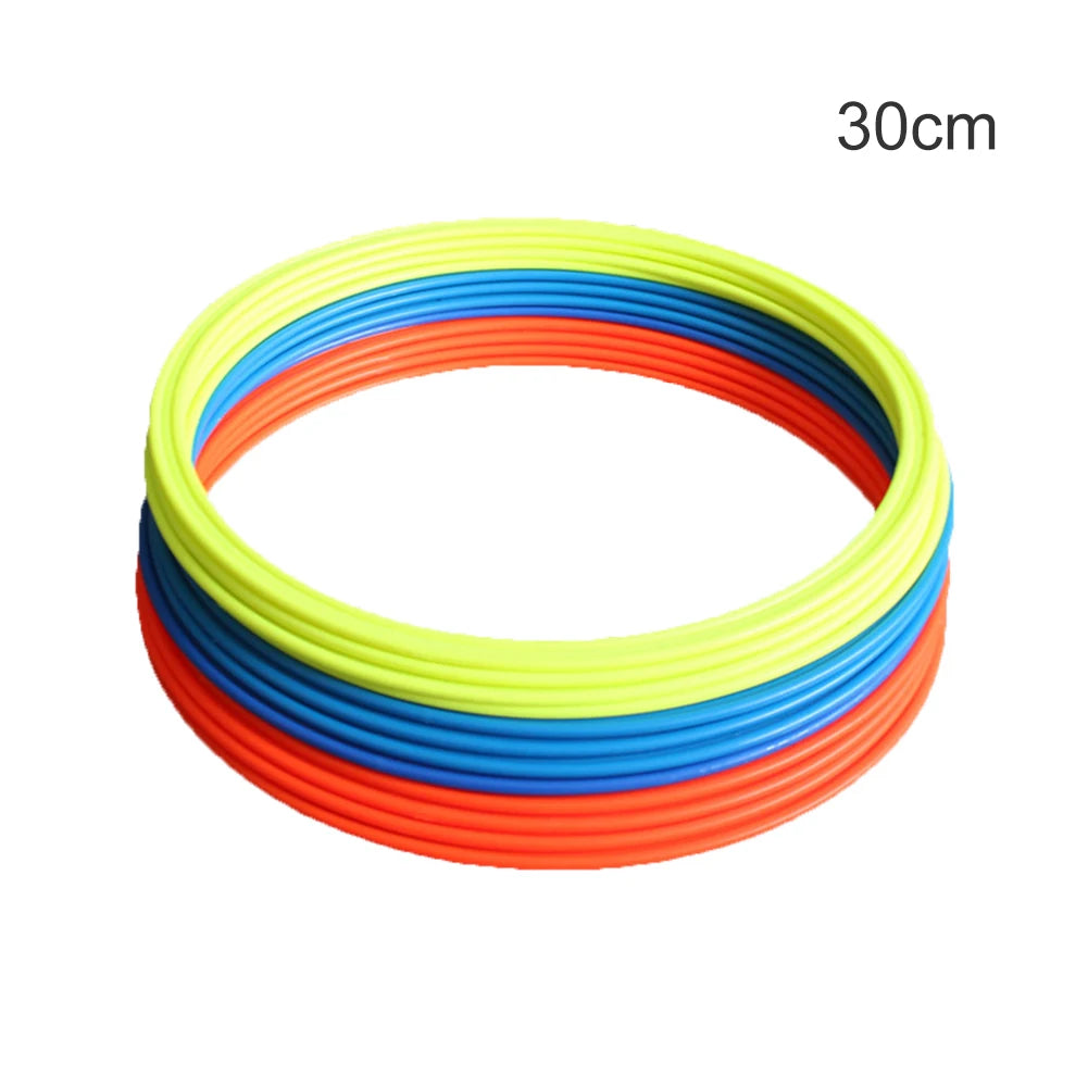 Shunmaii Portable Soccer Agility Rings 5pc Set Training Equipment