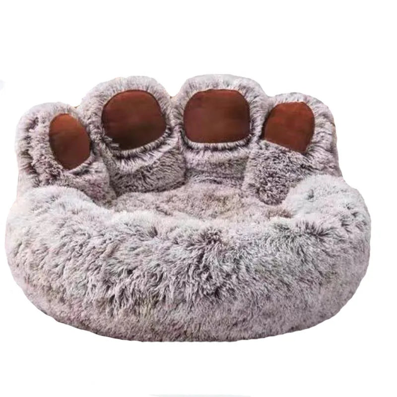 BeiYu Pet Fluffy Dog Bed Winter Warm Comfort Bedding