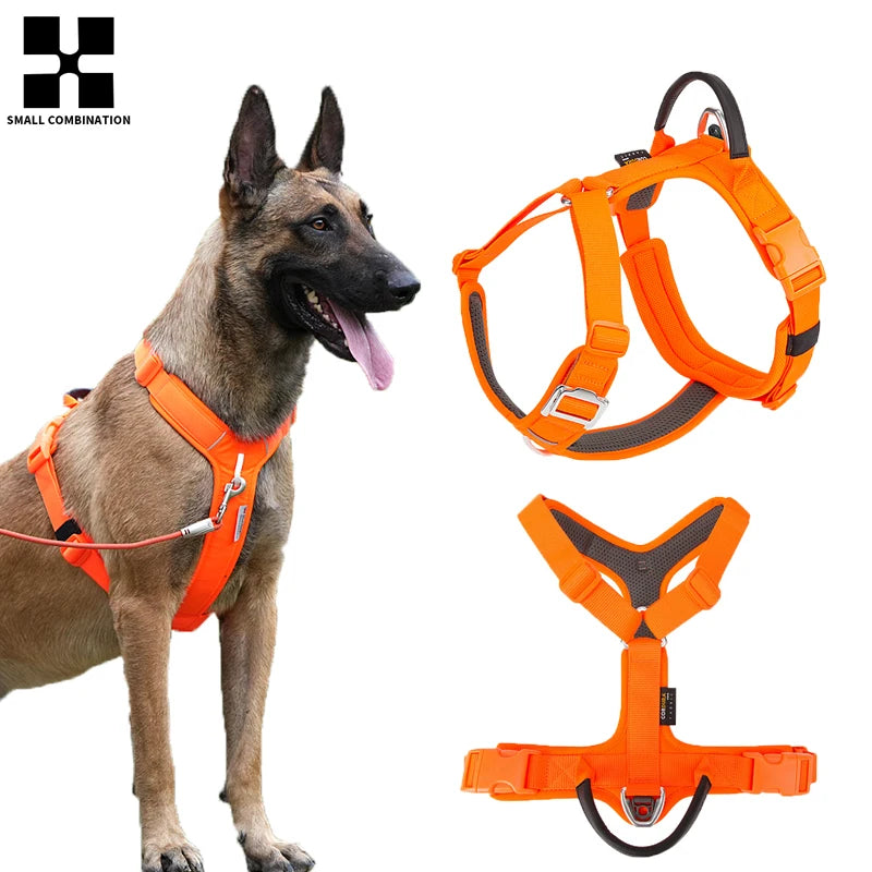 Small Combination Reflective No Pull Adjustable Dog Harness Vest