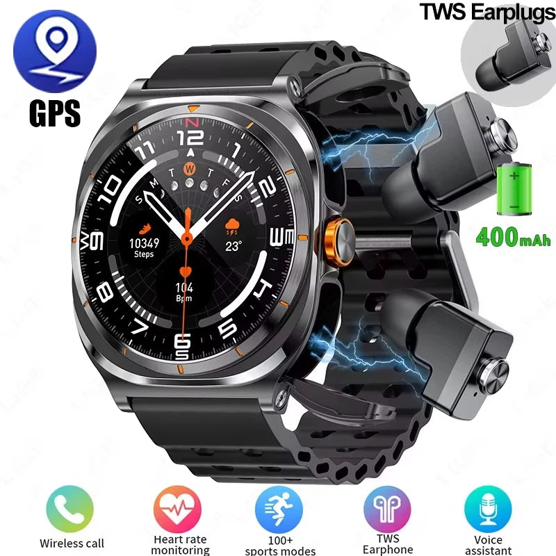 BOALZETD 2-In-1 TWS Bluetooth Earphones And Smartwatch IP68