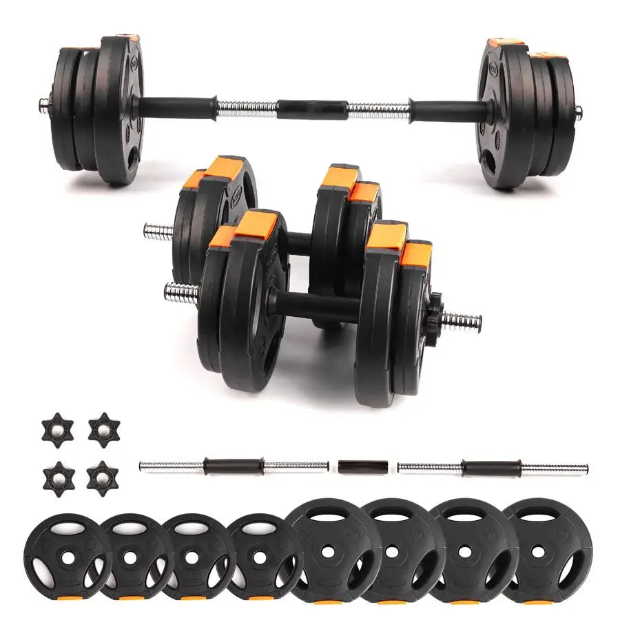 XMSJ 2-In-1 Dumbbell Barbell Set For Home Workout Strength Training
