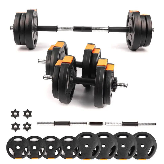 XMSJ 2-In-1 Dumbbell Barbell Set For Home Workout Strength Training
