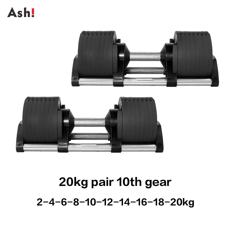 Adjustable Dumbbells For Home Fitness With 100lb Max