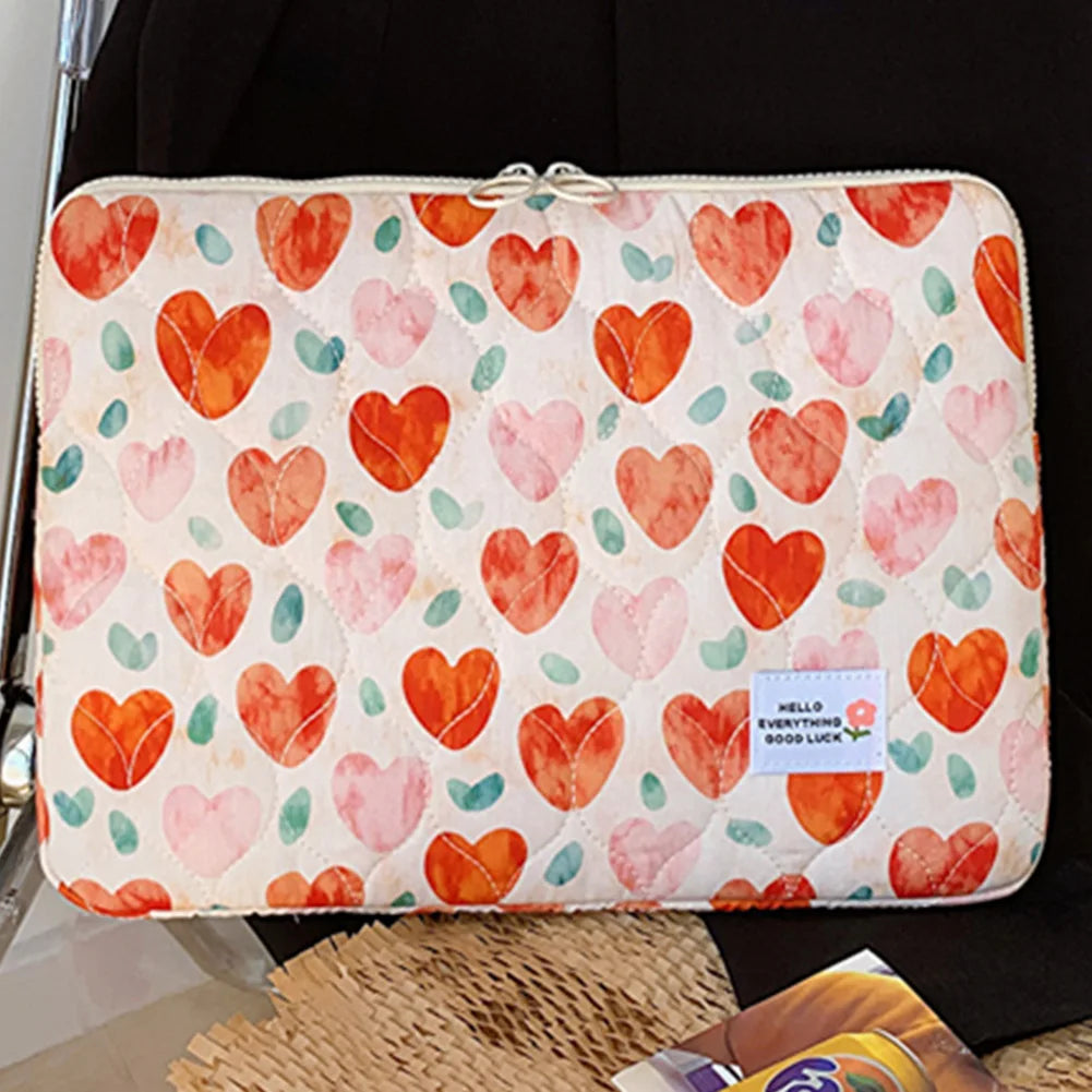 VKTECH Flower Laptop Sleeve Computer Bag With Zipper