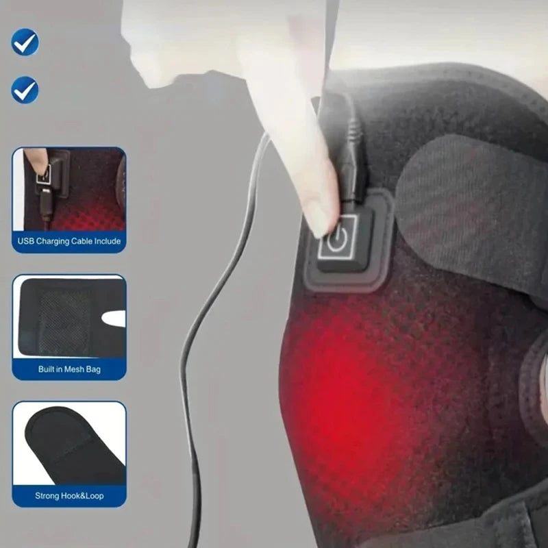 Heated Knee Protector USB Heating Pad For Joints Daily Use