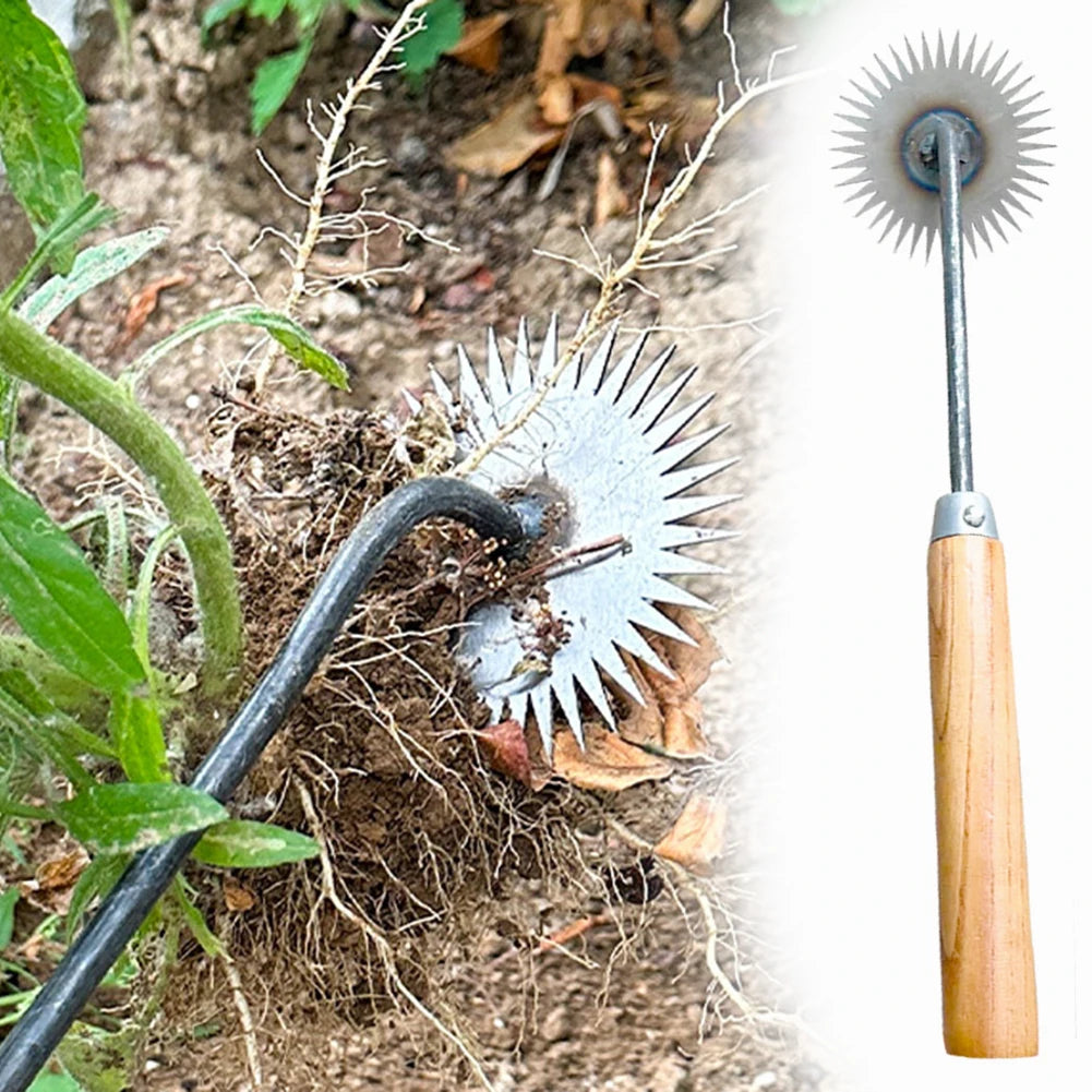 Aleekit Garden Weeding Tool Set Sunflower Hoe Rake