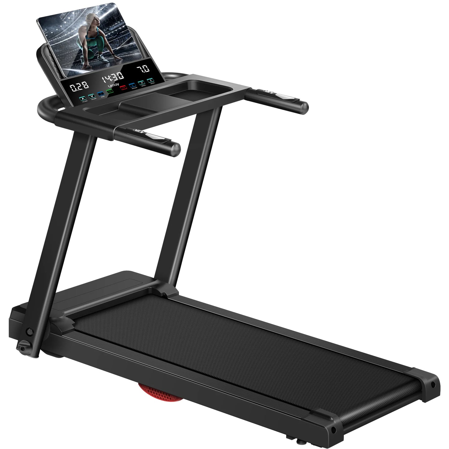 Foldable 3.0HP Brushless Home Treadmill With 300LB Capacity