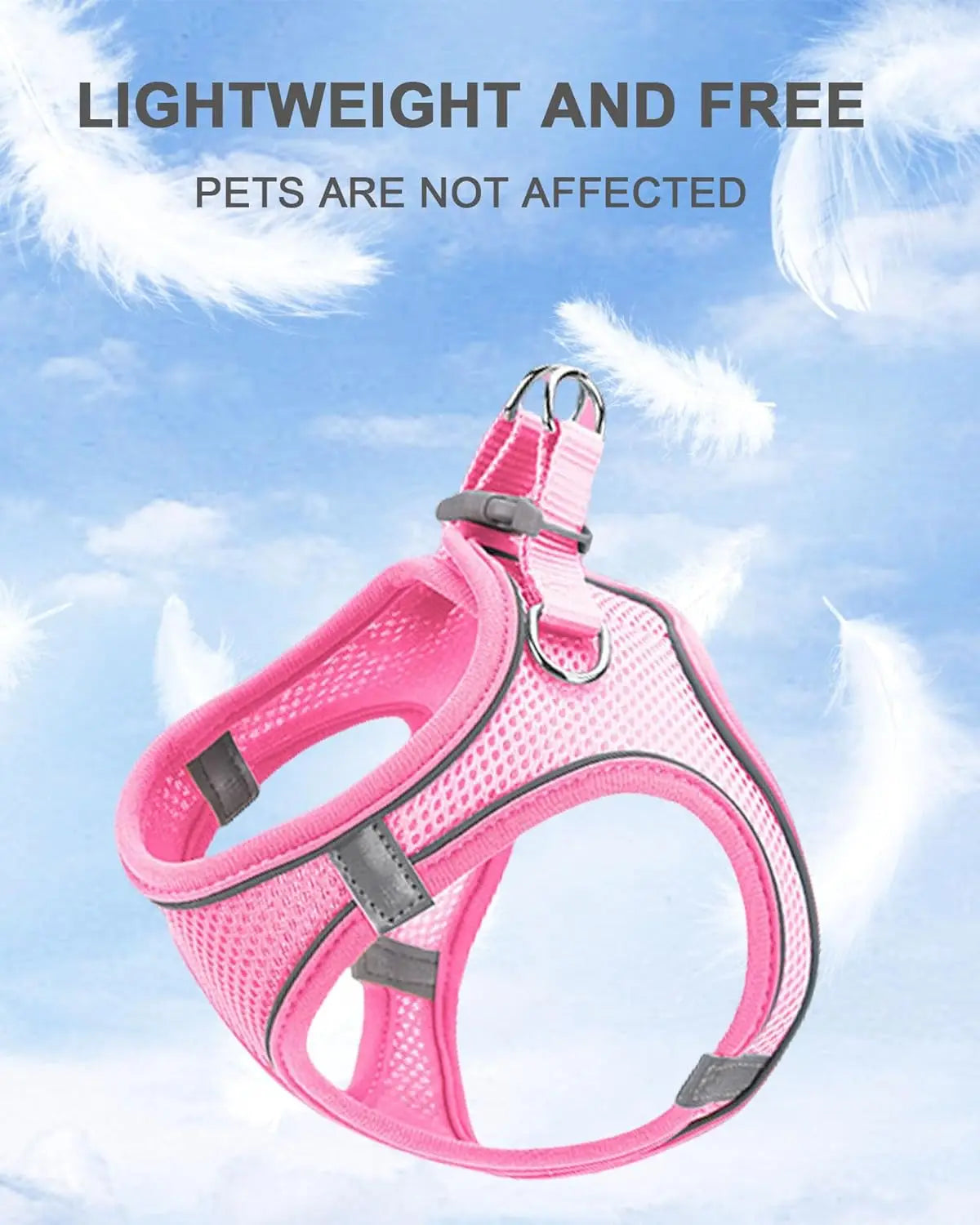NONECN Soft Mesh Dog Harness Vest For Small Medium Dogs