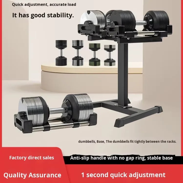 None Adjustable Dumbbell Set 20kg To 36kg In 1kg Increments