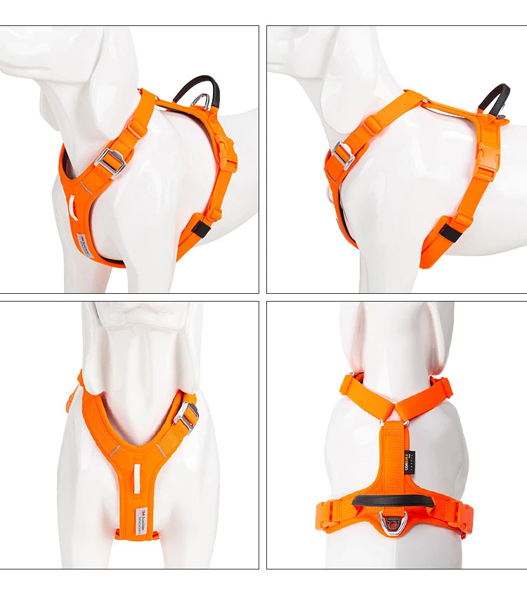 Small Combination Reflective No Pull Adjustable Dog Harness Vest