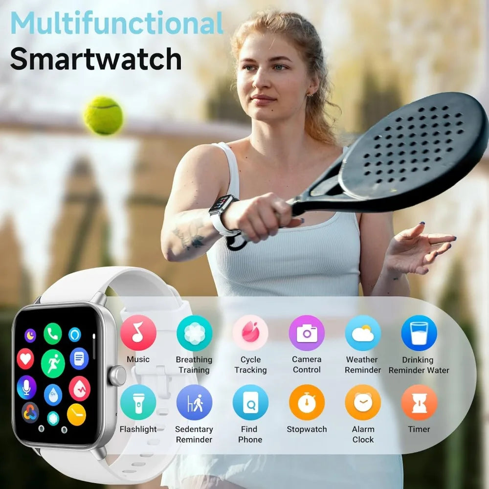 Erilles Smartwatch with Alexa Built-in IP68 Waterproof Fitness Tracker