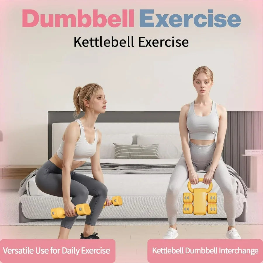 LISM Adjustable Kettlebell Set Four in One For Home Gym