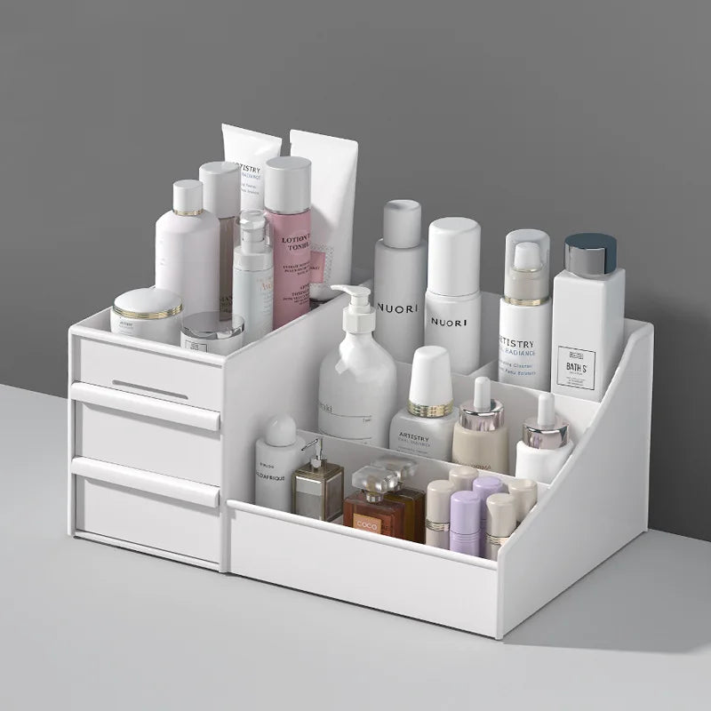 Makeup Case Jewelry Organizer Box Drawer Storage Plastic