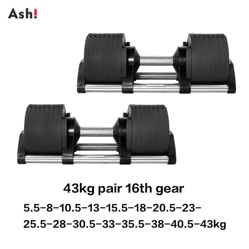 Adjustable Dumbbells For Home Fitness With 100lb Max