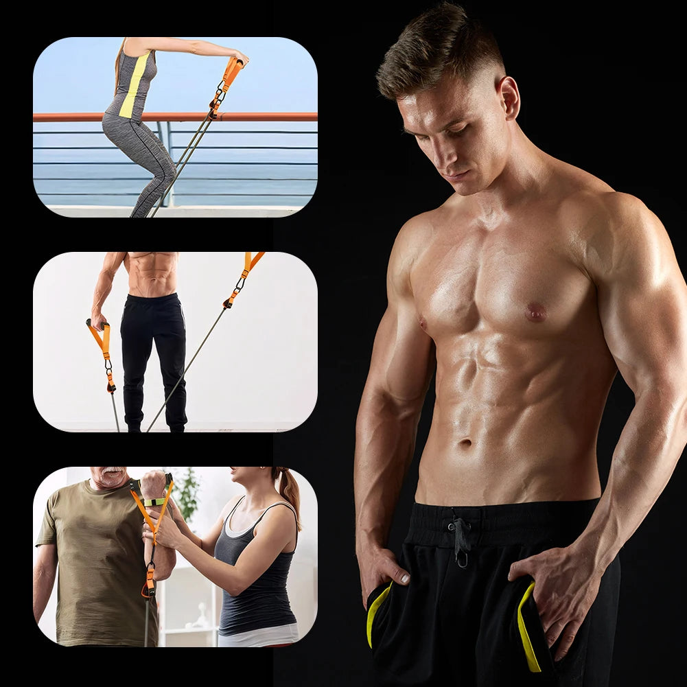 Shunmaii Resistance Bands Set With Handles For Home Fitness
