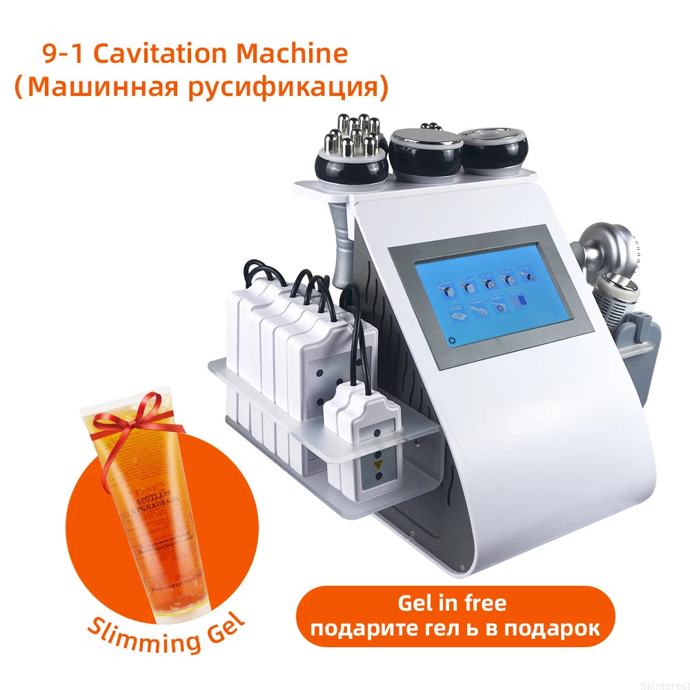 Nourishbelle 9 in 1 40K Cavitation Ultrasonic Body Slimming Machine
