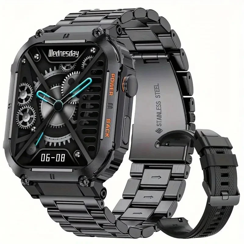LIGEC Outdoor Fitness Waterproof Smartwatch With Bluetooth Calling